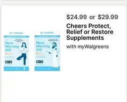 Walgreens Protect, Relief or Restore Supplements offer