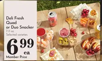 Pavilions Deli Fresh Quad or Duo Snacker offer