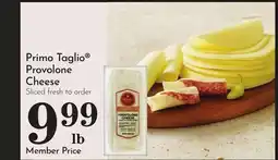 Pavilions Primo Taglio Provolone Cheese offer