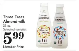 Pavilions Three Trees Almondmilk offer