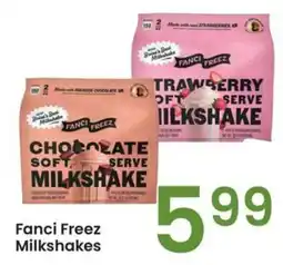 Albertsons Fanci freez milkshakes offer