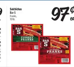 El Super Fresh Bar-S Franks offer