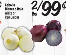 El Super Fresh White or Red Onions offer
