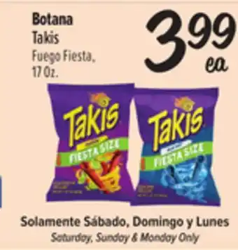 El Super Fresh Takis Fuego Fiesta offer