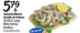 El Super Fresh Large White Shrimp Headless offer