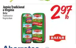 El Super Fresh Bafar Traditional or Virginia Ham offer