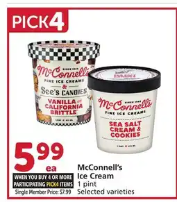 Vons McConnell's Ice Cream offer
