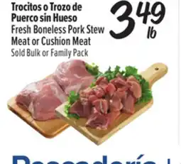 El Super Fresh Fresh Boneless Pork Stew Meat or Cushion Meat offer
