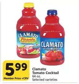 Vons Clamato Tomato Cocktail offer