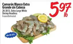 El Super Fresh Extra Large White Shrimp Headless offer
