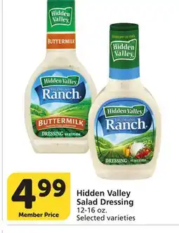 Vons Hidden Valley Salad Dressing offer