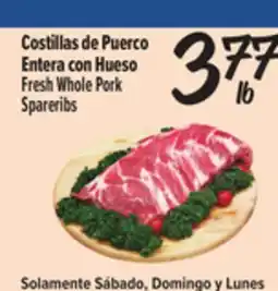 El Super Fresh Fresh Whole Pork Spareribs offer