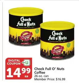Vons Chock Full O'Nuts Coffee offer