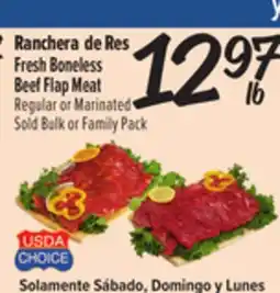El Super Fresh Fresh Boneless Beef Flap Meat offer