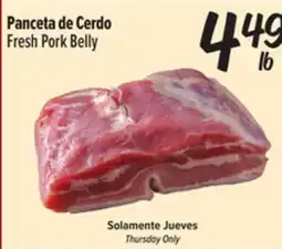 El Super Fresh Fresh Pork Belly offer