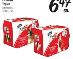 El Super Fresh Yoplait Smoothies offer