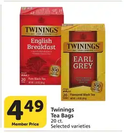 Vons Twinings Tea Bags offer