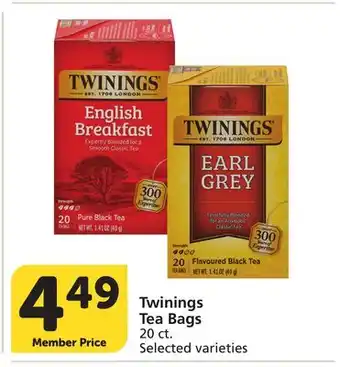Vons Twinings Tea Bags offer