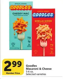 Vons Goodles Macaroni & Cheese offer
