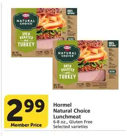 Vons Hormel Natural Choice Lunchmeat offer