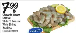 El Super Fresh 13-15 Ct. Colossal White Shrimp Headless offer