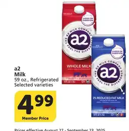 Albertsons a2 Milk offer