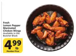 Albertsons Fresh Lemon Pepper Marinated Chicken Wings offer