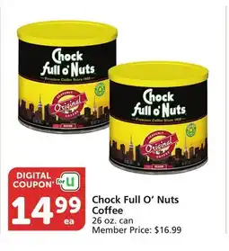 Albertsons Chock Full O'Nuts Coffee offer