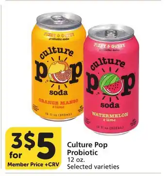 Albertsons Culture Pop Probiotic offer