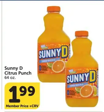 Albertsons Sunny D Citrus Punch offer