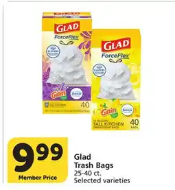 Albertsons Glad Trash Bags offer