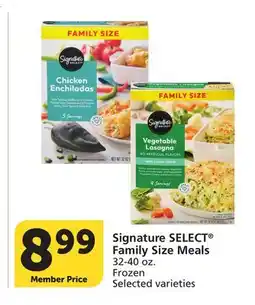 Albertsons Signature SELECT Family Size Meals offer