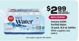 Grocery Outlet Grocery Outlet Purified Water offer