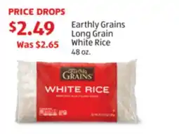 Aldi Earthly Grains Long Grain White Rice offer