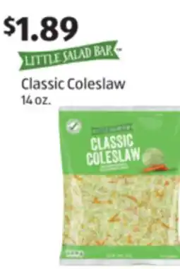 Aldi Little salad bar Classic Coleslaw offer
