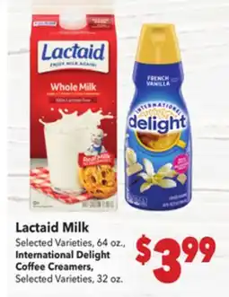 Vallarta Supermarkets Lactaid Milk offer