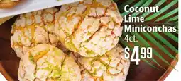 Vallarta Supermarkets Coconut Lime Miniconchas offer