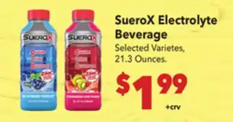 Vallarta Supermarkets SueroX Electrolyte Beverage offer