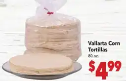 Vallarta Supermarkets Vallarta Corn Tortillas offer