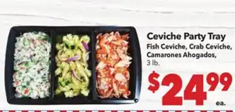 Vallarta Supermarkets Ceviche Party Tray offer