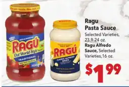 Vallarta Supermarkets Ragu Pasta Sauce offer