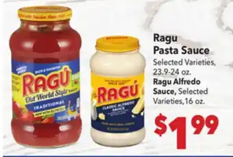 Vallarta Supermarkets Ragu Pasta Sauce offer