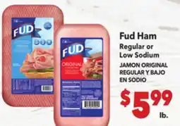 Vallarta Supermarkets Fud Ham / JAMON ORIGINAL REGULAR Y BAJO offer