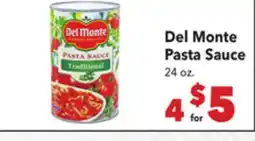 Vallarta Supermarkets Del Monte Pasta Sauce offer