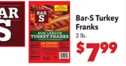 Vallarta Supermarkets Bar-S Turkey Franks offer