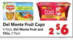 Vallarta Supermarkets Del Monte Fruit Cups offer
