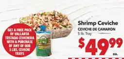 Vallarta Supermarkets Shrimp Ceviche / CEVICHE DE CAMARON offer