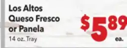 Vallarta Supermarkets Los Altos Queso Fresco or Panela offer