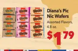 Vallarta Supermarkets Diana's Pic Nic Wafers offer
