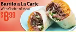 Vallarta Supermarkets Burrito a La Carte offer